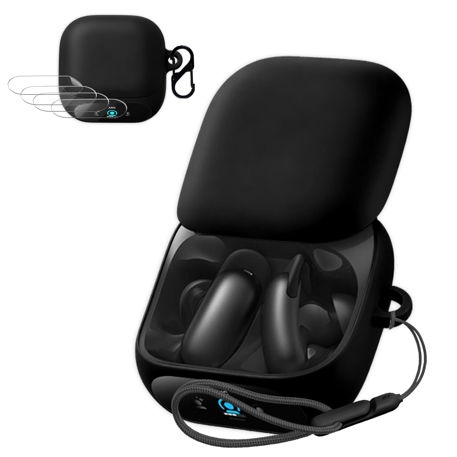 Amazon | For Anker Soundcore Liberty 5 Pro 用 ケース カバー +4枚